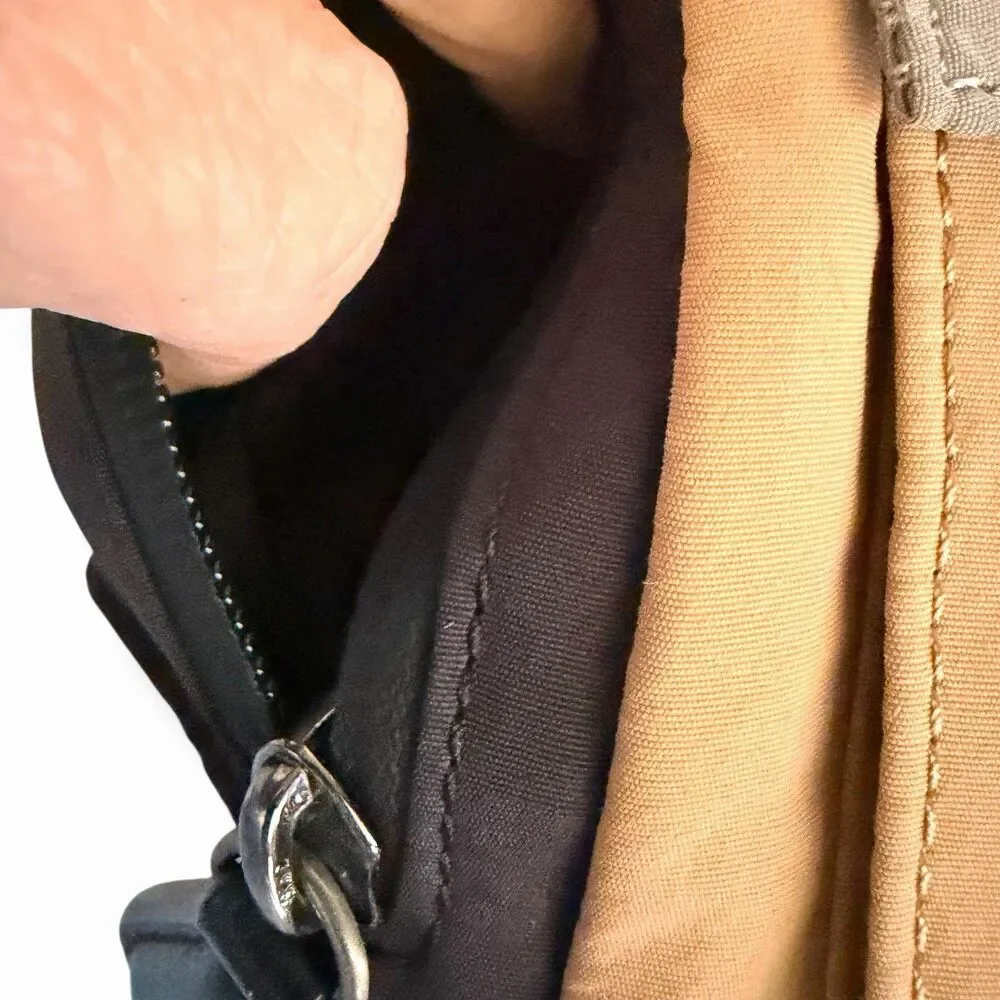 TED BAKER Feddy Color-block Woven Bumbag in Tan Fannypack Travel Outdoor